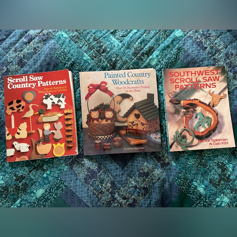 Scroll Saw Pattern Books Set of 3